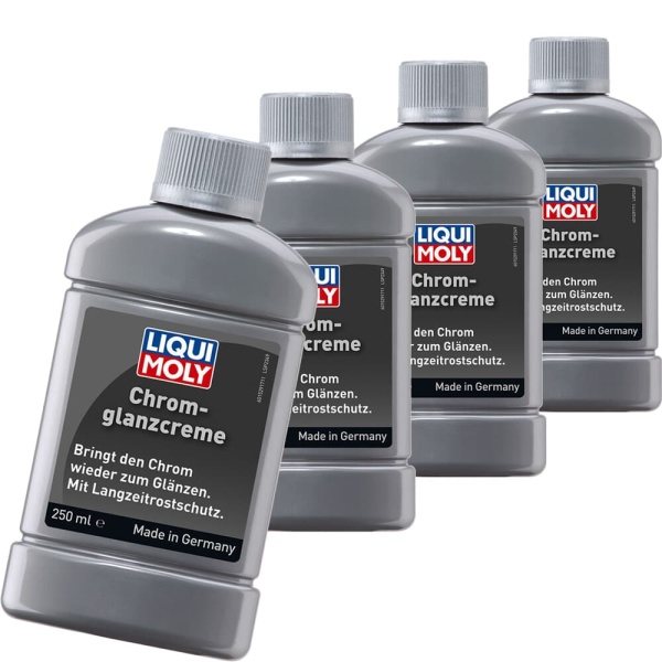 Set 4 Buc Liqui Moly Solutie Lustruit Elemente Crom 250ML 1529